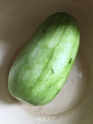 蒜苔炒节瓜步骤1