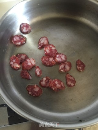 黑木耳洋葱炒腊肠步骤4