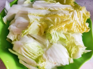 粉丝炒白菜步骤2