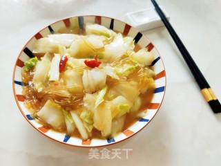 粉丝炒白菜步骤12