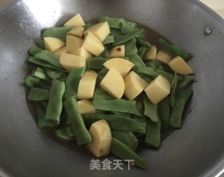 东北扁豆炖上肉步骤10