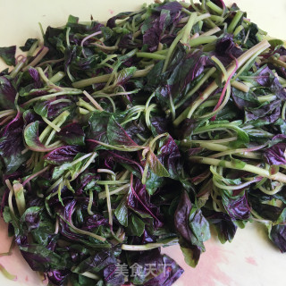 清炒红苋菜步骤3