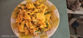 小葱炒鹅蛋步骤5