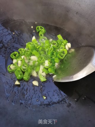 豆豉紫苏煮辣椒步骤3