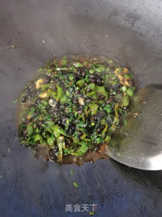 豆豉紫苏煮辣椒步骤7