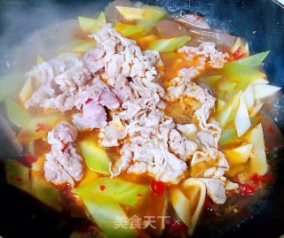 水煮羊肉鸭血步骤10