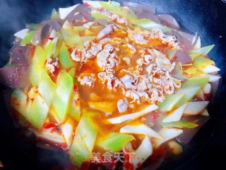 水煮羊肉鸭血步骤11