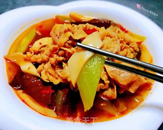 水煮羊肉鸭血步骤13