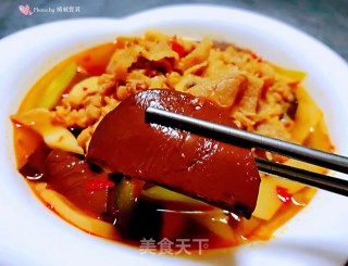 水煮羊肉鸭血步骤14
