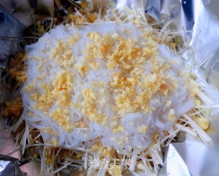 锡纸粉丝金针菇步骤5