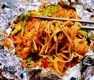 锡纸粉丝金针菇步骤13
