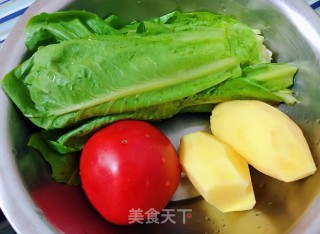 西红柿土豆青菜炖牛肉步骤6