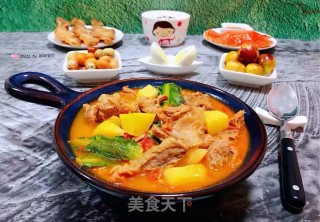 西红柿土豆青菜炖牛肉步骤16