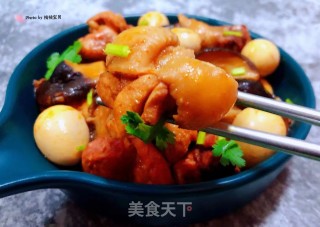 香菇鹌鹑蛋炖鸡腿步骤16