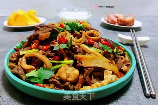 爆炒羊杂步骤12