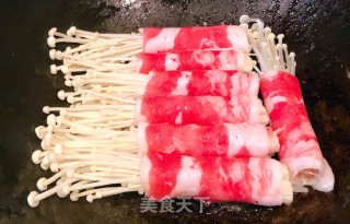 肥牛金针菇卷步骤4