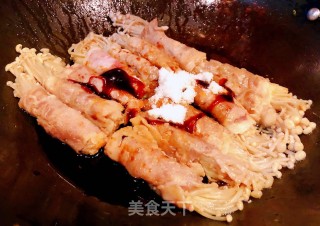 肥牛金针菇卷步骤7