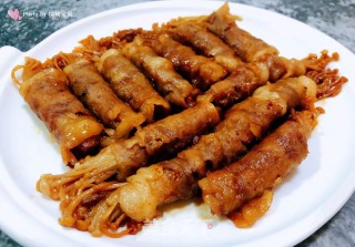 肥牛金针菇卷步骤10