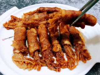肥牛金针菇卷步骤13