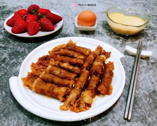 肥牛金针菇卷步骤12