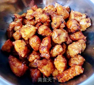 孜然香辣鸡丁步骤7