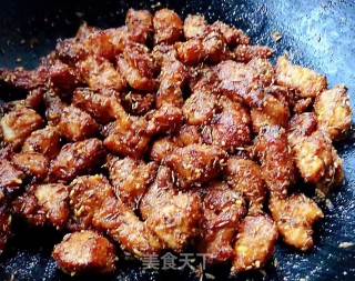 孜然香辣鸡丁步骤11