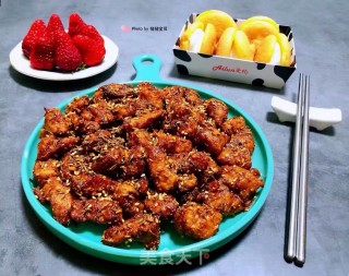孜然香辣鸡丁步骤12