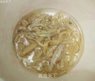 鲍鱼裙边炒三丝步骤1