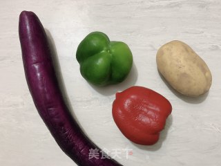 家常地三鲜步骤1