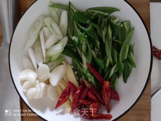 辣炒鸡心步骤3