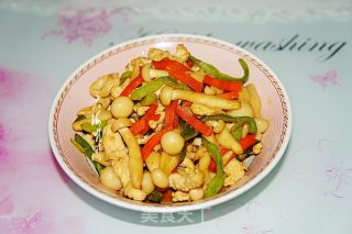 鸡胸肉炒白玉菇步骤9