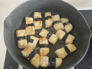 照烧海苔煎豆腐步骤6