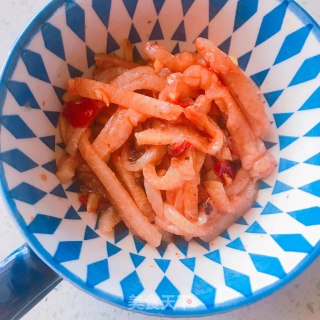鸡肉炒蒜苔步骤2