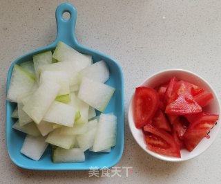 西红柿烧冬瓜步骤2