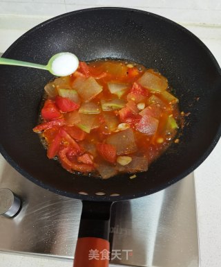 西红柿烧冬瓜步骤10