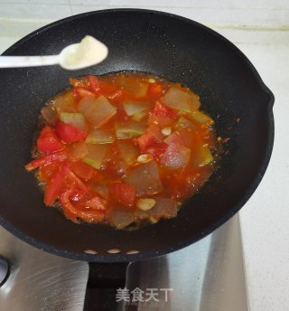 西红柿烧冬瓜步骤11