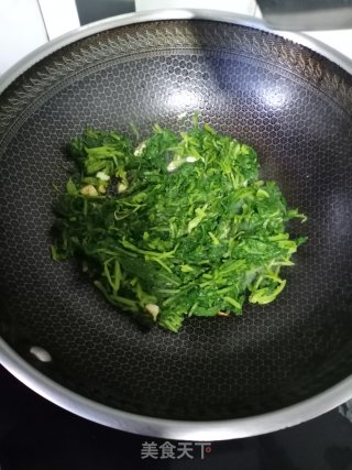 家常蒜蓉萝卜苗步骤7