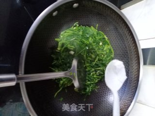 家常蒜蓉萝卜苗步骤8