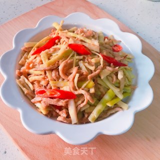 春笋炒肉步骤8