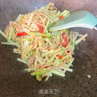 春笋炒肉步骤7