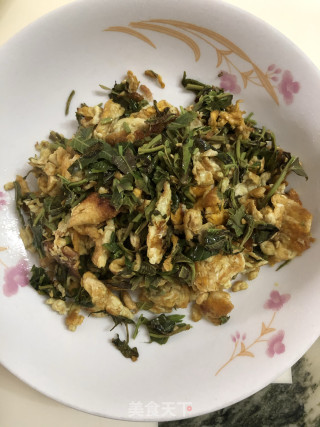 茶叶芽炒蛋步骤5