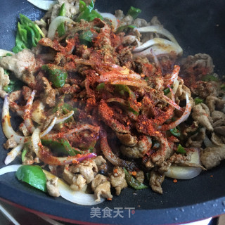 洋葱爆炒羊肉步骤8