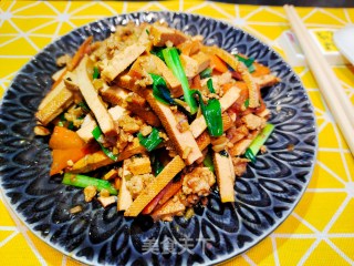 肉末香干步骤10