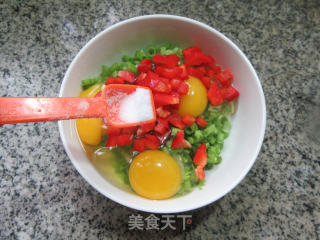 空心菜梗炒鸡蛋步骤5