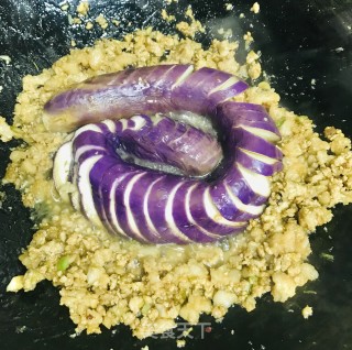 肉末茄龙步骤8