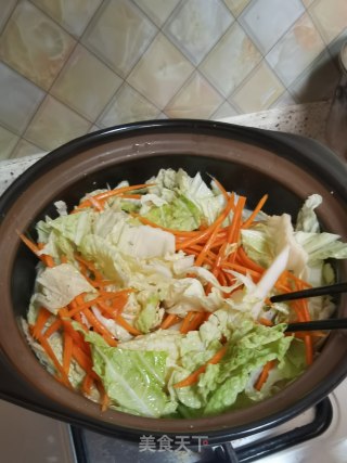 白菜粉丝肉丸煲步骤6