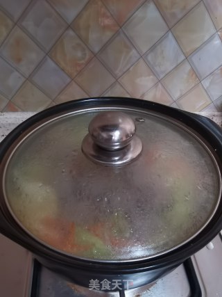 白菜粉丝肉丸煲步骤9