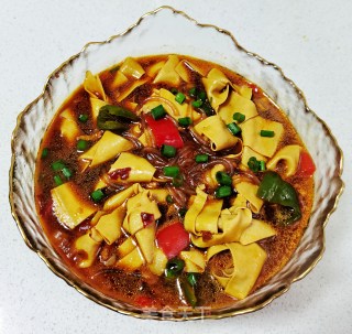 肉末豆腐皮炖粉条步骤13