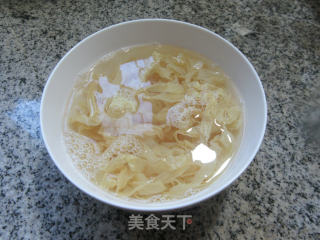 咸菜豆腐皮花菜步骤2