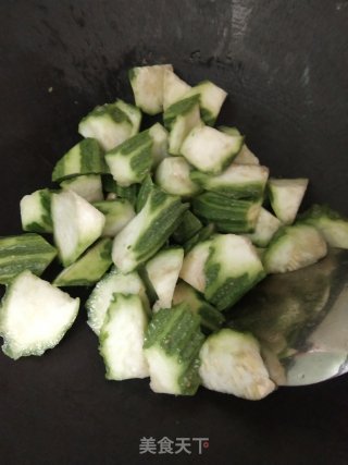 丝瓜煮水饺步骤4